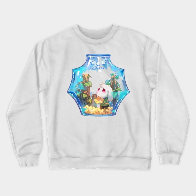 ut- Asriel with hope Crewneck Sweatshirt by Clivef Poire